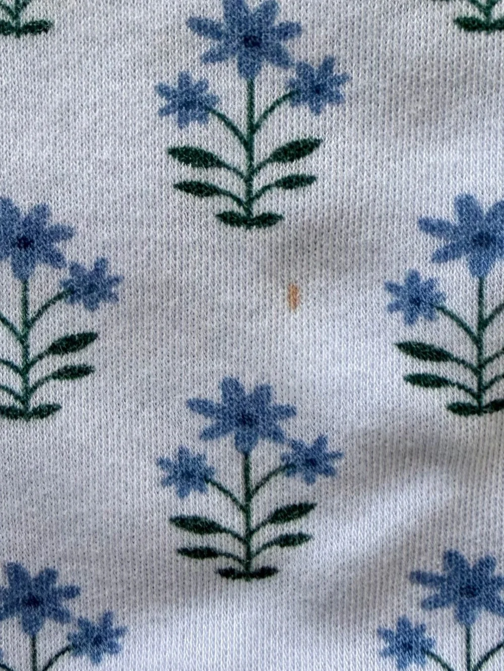 LAKE Pima Long-Long Set in Blue Floral Small - Picture 3 of 7